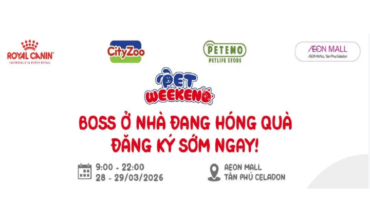 Lễ hội thú cưng PET WEEKEND 2026 – The “Paw” manent Love